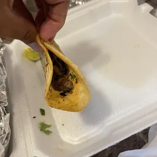Skinny ass taco for $3