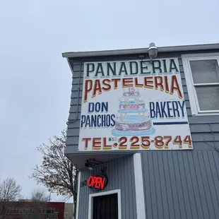 the front of the building