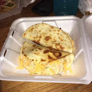 Appetizer chicken quesadilla