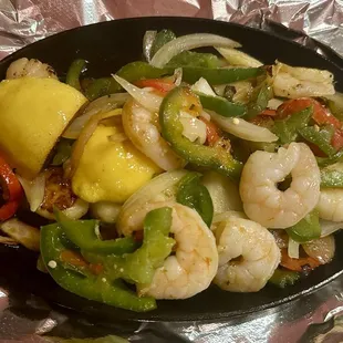Shrimp Fajitas
