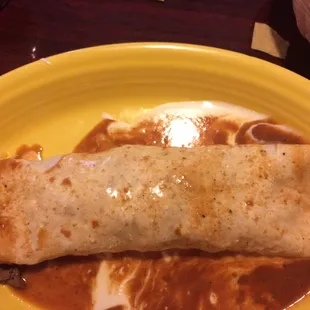Steak burrito
