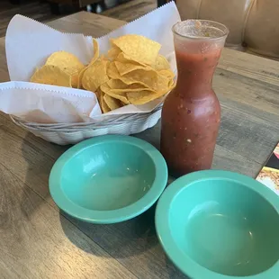 Complimentary chips &amp; salsa