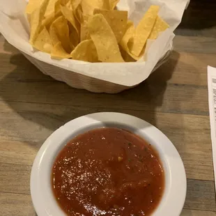 Gotta love that complimentary chips and salsa