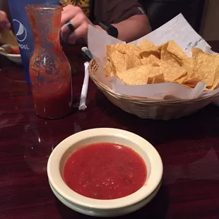 Unlimited chips and salsa!