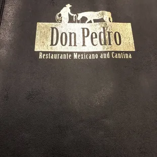 the logo on the menu