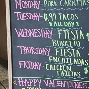 Lunch Specials