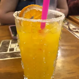 Smoking mango margarita