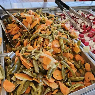 carrots and green beans