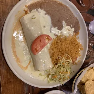 Deluxe Chicken Burrito