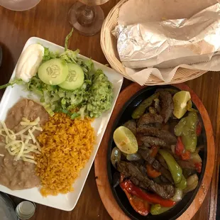 Fajitas with Skirt Steak