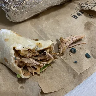 Ordered the Carnitas Burrito.