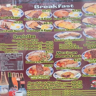 ramen and noodles, menu