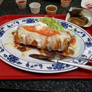 Relleno chimichanga!