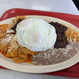 Steak Chilaquiles about $13
