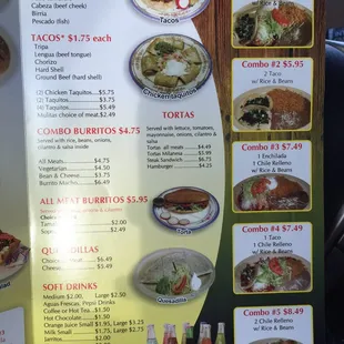 ramen and noodles, menu