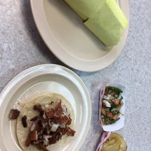 I like making up my own salsas, and the sweet grilled onions hit the spot!