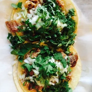 Pork Tacos - Mexican Style (cilantro &amp; onions - no cheese) $2.50 each