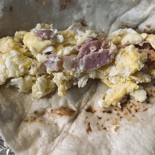 Egg and Bacon - not crispy bacon but still quite tasty and extremely full of umami flavor! Nom!1/2020