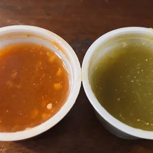 Standard hot sauce flare! Not much flavor but lots of fuego.