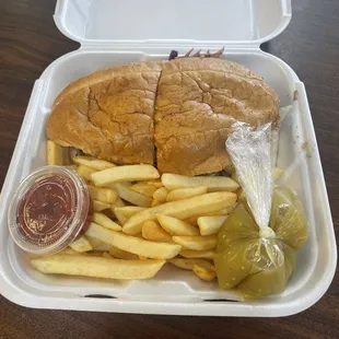 Barbacoa Torta (Mexican burger)