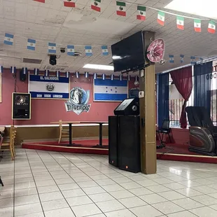 Inside the restaurant