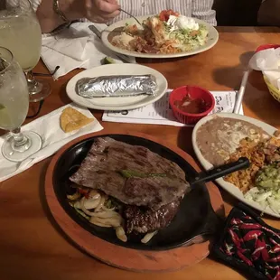 a man eating a meal