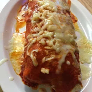 Shrimp Chicken Burritos