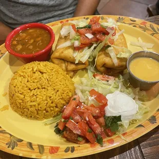 Shredded Beef Chimichanga