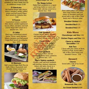 menu, sushi and sashimi