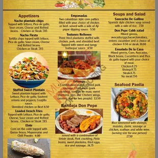 New items on the menu