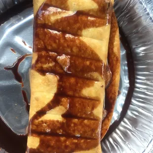 Chocolate chimichanga
