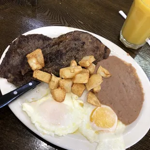 milanesa con huevos