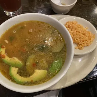 &quot;Spicy&quot; chicken soup