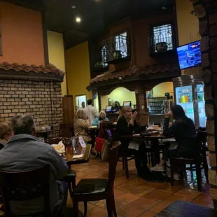 Dining room. A little tight, but cute establishment.