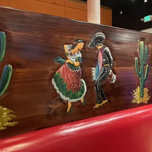Decorative booth art