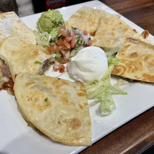 Brisket quesadilla