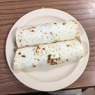 Potato &amp; Egg Burritos