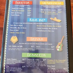 Menu 5/24