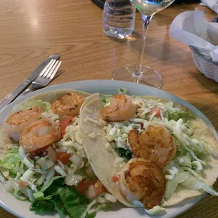 Shrimp Tacos!  YUM!
