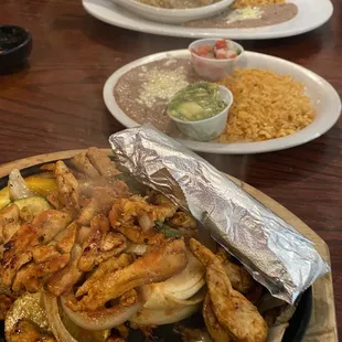 Chicken fajitas
