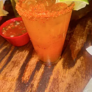 Mexican candy cocktail yummy