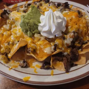 Steak nachos