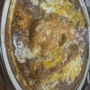 Chili relleno and beans delish !