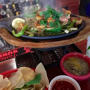 Shrimp Fajitas