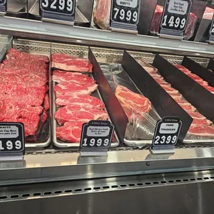 Wagyu and prime beef.