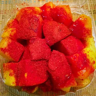 Coctel de Frutas with chile, chamoy &amp; limon