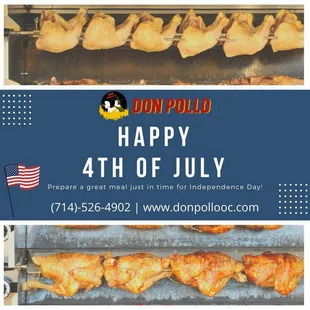 Happy 4th of July for you and your family. What better time for that family get-together and spend it with your loved ones with some great