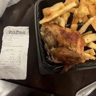 chicken and french fries