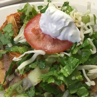 Chipotle Chicken Tostadas