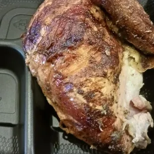 Huge huge chicken breast can barely close the Box! You'll never find this size quarter chicken anywhere else!